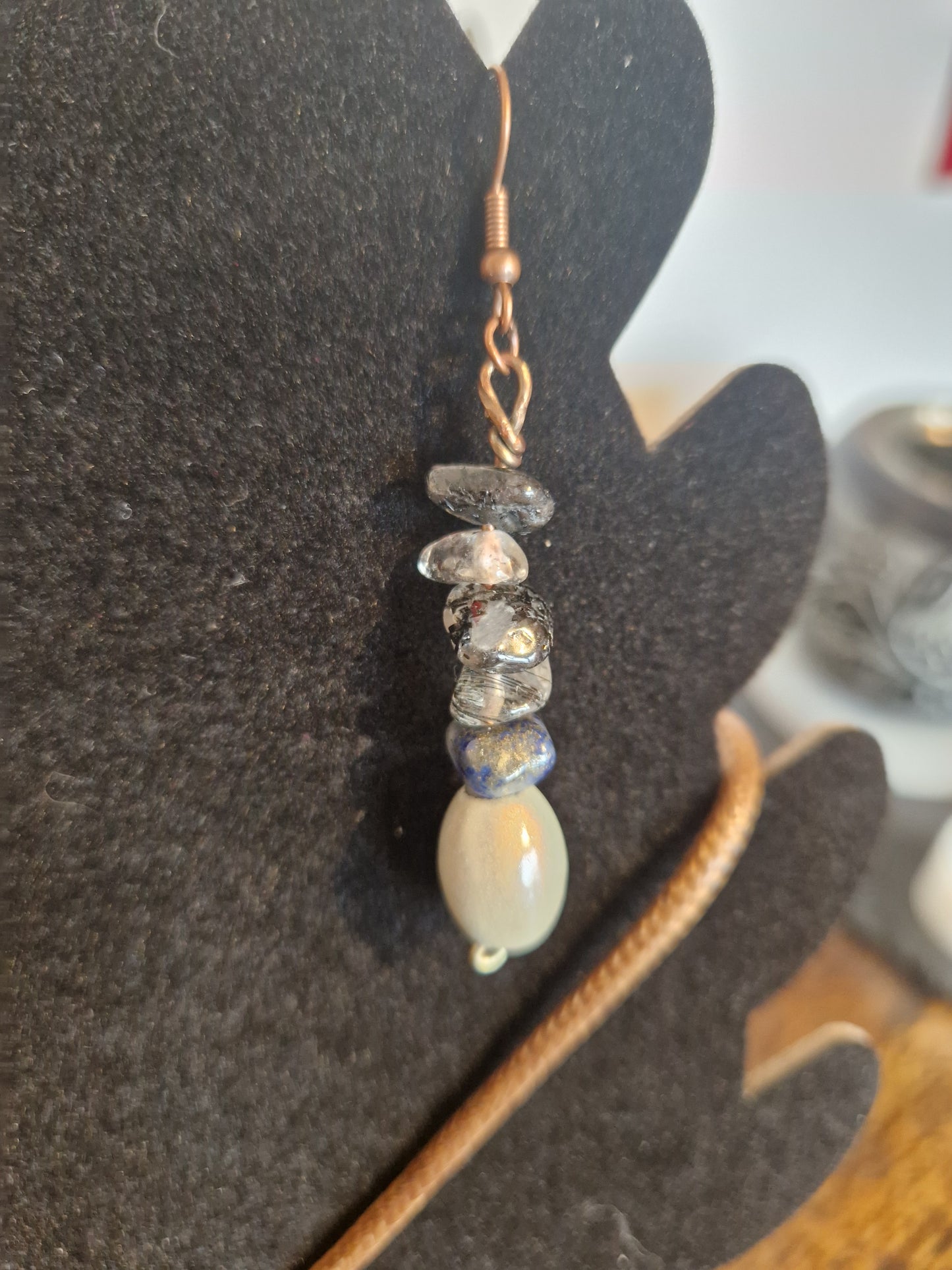 Naturschmuck/Ahorn-Set/Galvanisiert/Kupfergalvanik