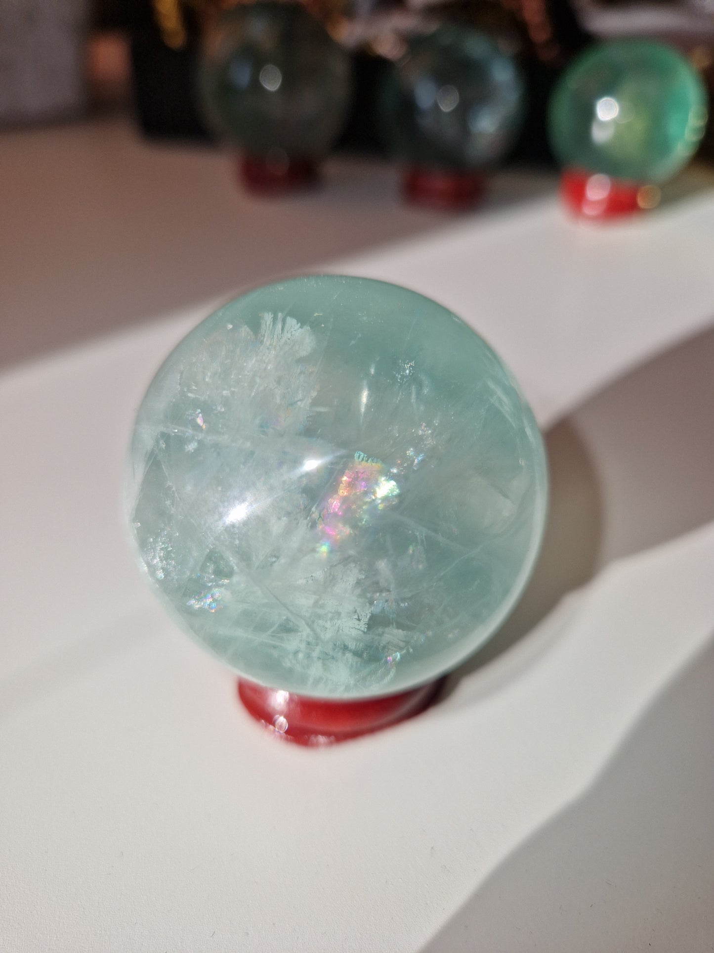 Grüner Fluorit Sphere 164g GF4