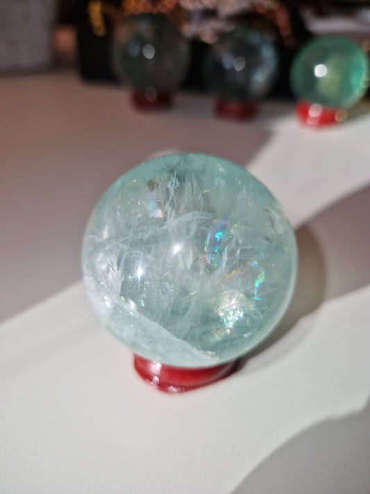 Grüner Fluorit Sphere 164g GF4